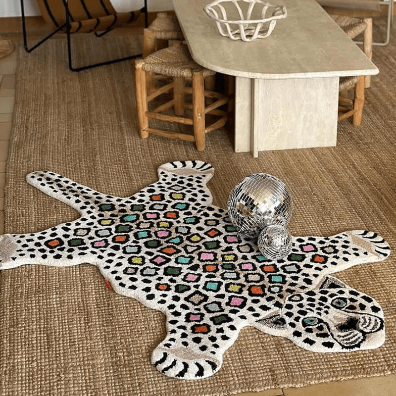 Disco Leopard Rug large