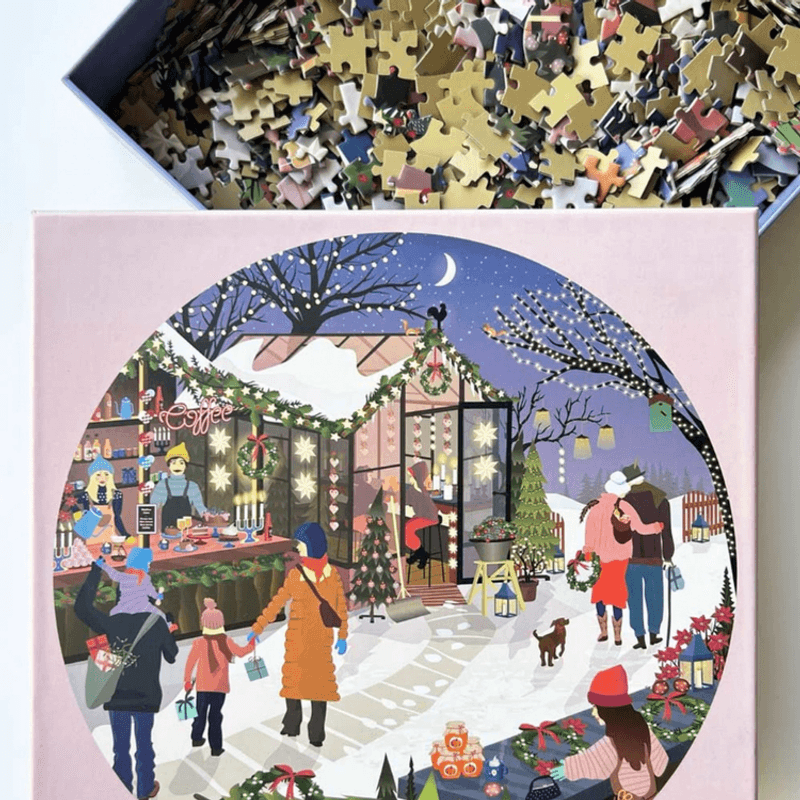 CHRISTMAS MARKET Puslespill – 1000 brikker