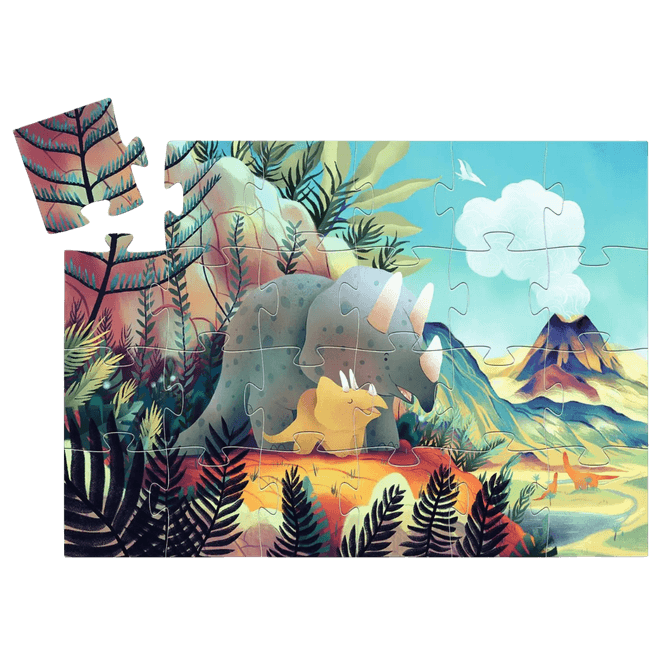Hovedbilde puslespill 24 biter - Dinosauren Teo