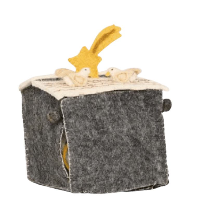 Ullfilt Julekrybbe