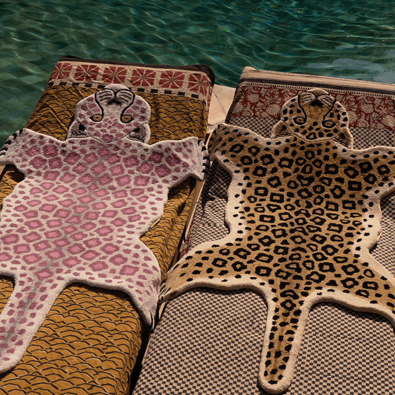 Lilly Leopard Rug Large  