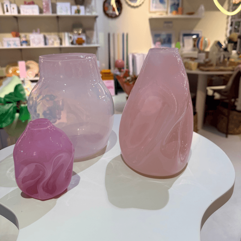 Valk Vase Stor lys rosa