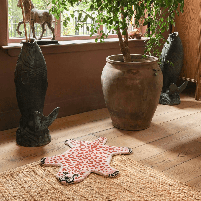 Pinky Leopard Rug Small  