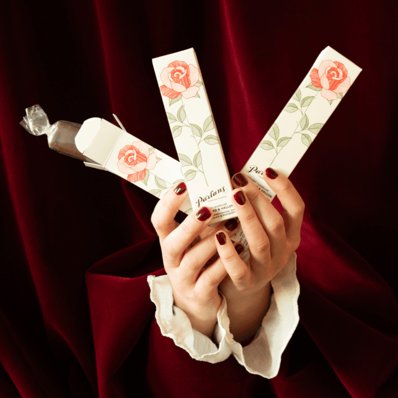 Karamellbar –hvit sjokolade & bringebær