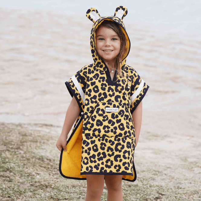 Hovedbilde Leoparden Dash - Poncho håndkle