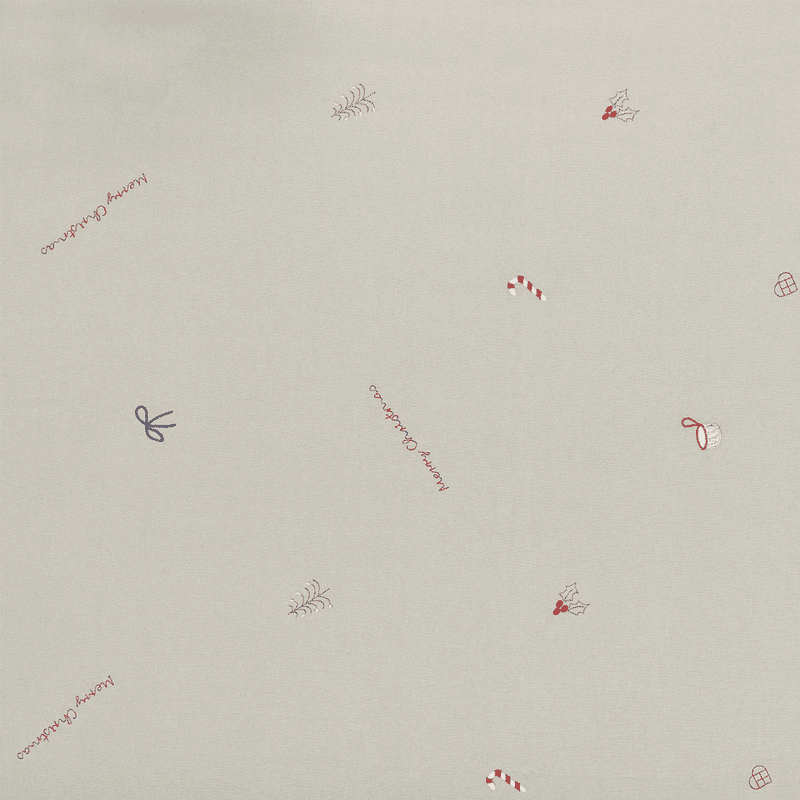 Juleduk i bomull - 260 x 140 cm