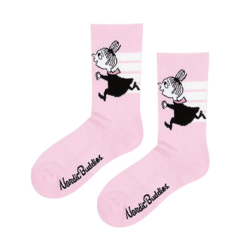 Moomin Retro Active Sokker - Lillemy - Rosa/Hvit