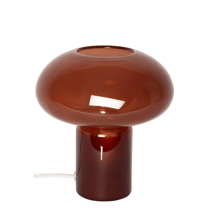 Hovedbilde Glasslampe - Maroon