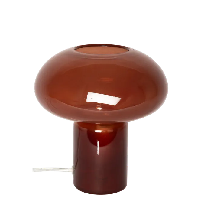 Hovedbilde Glasslampe - Maroon