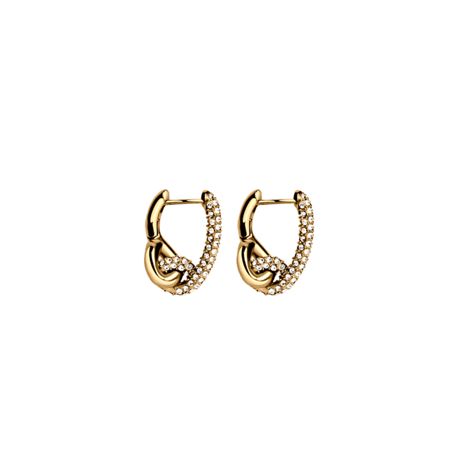 Hovedbilde Pavé Knot Earrings Gold 
