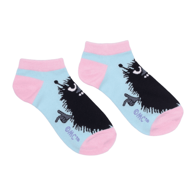 Hovedbilde Moomin ankelsokker Stinky - Turkis/rosa