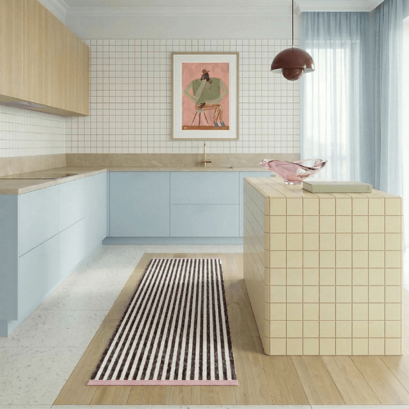 Stripe Rug Pomegranate - 70 x 200 