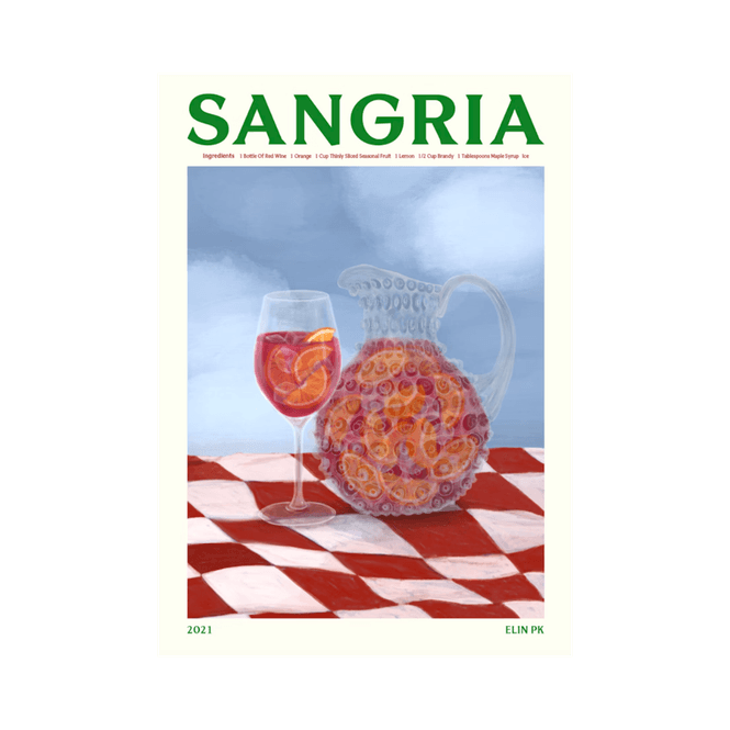 Hovedbilde Elin PK Sangria Drink Poster