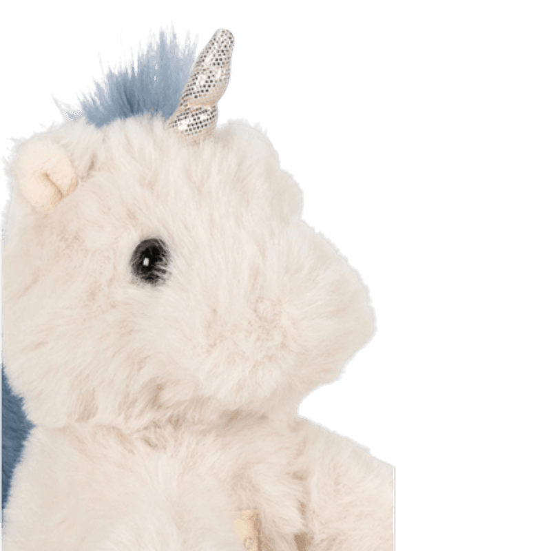 Kosebamse Magical Animals - Unicorn Off White