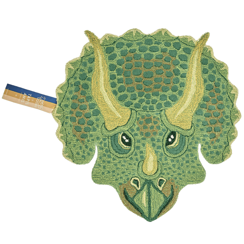Dinosaur Triceratop Head Rug Large* FORHÅNDSBESTILLING