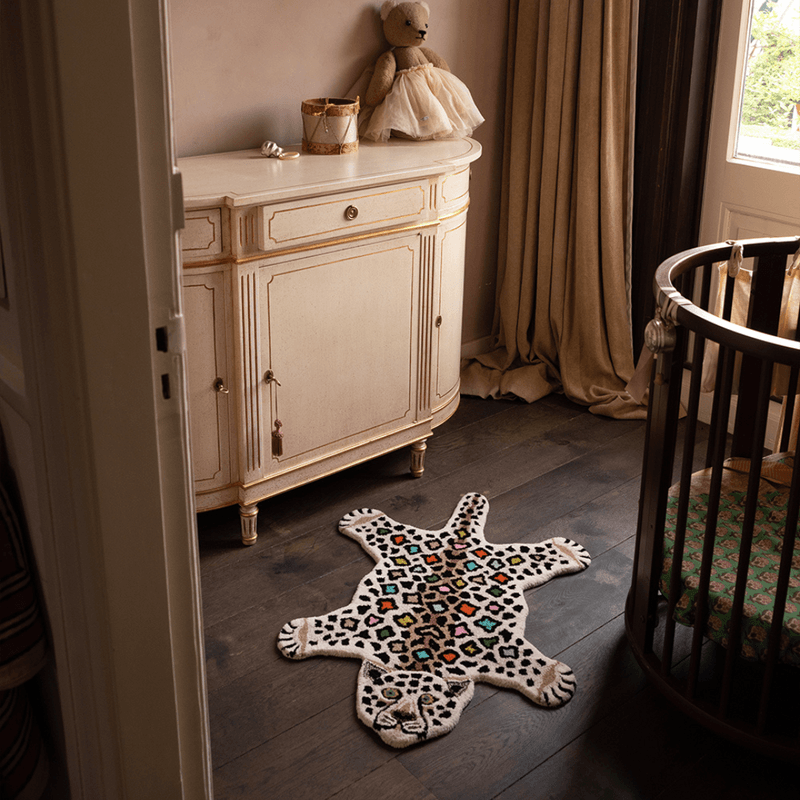 Disco Leopard Rug Small