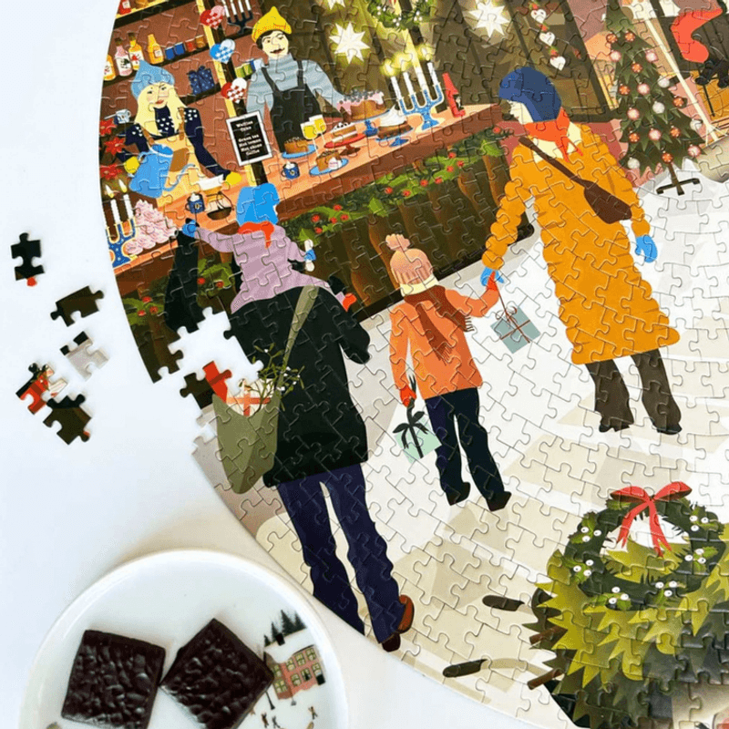 CHRISTMAS MARKET Puslespill – 1000 brikker