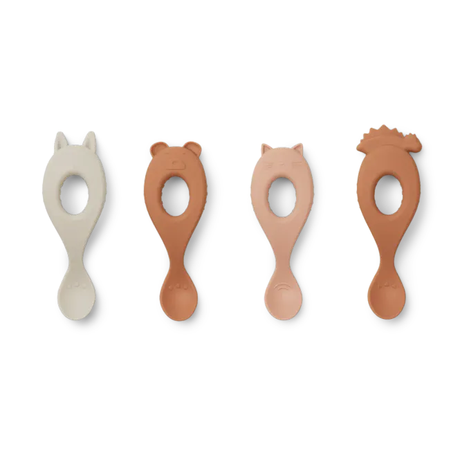 Hovedbilde Liva silikon babyskje - 4pk rose mix