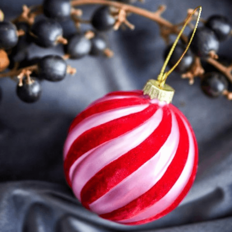 Sayla Ornament, rød julekule