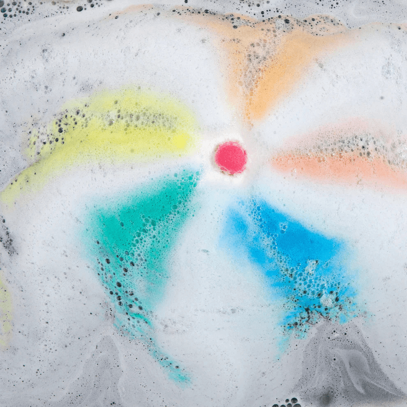 Rainbow Stjerne Badebombe
