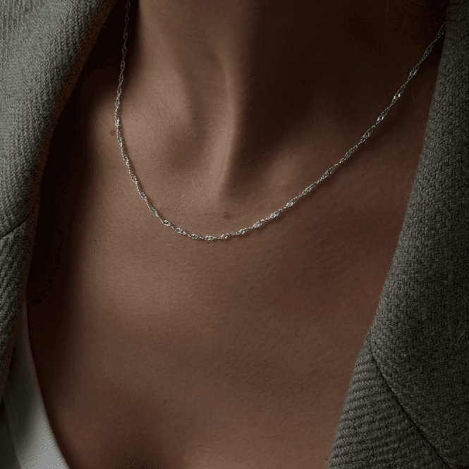 Hovedbilde Twisted Rope Necklace Silver