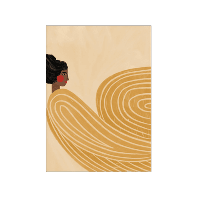 Hovedbilde Poster - The Woman With the Yellow Stripes