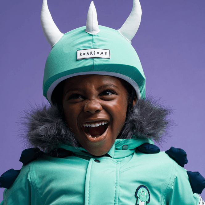 Hovedbilde Dinosauren Spike - Trekk til barnehjelm 