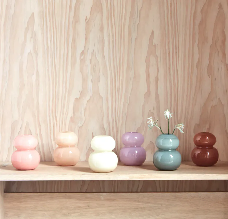 Lasi vase vanilla - Extra small