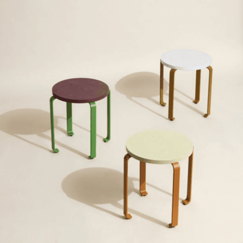 Smile Stool / krakk - Lavender/Khaki