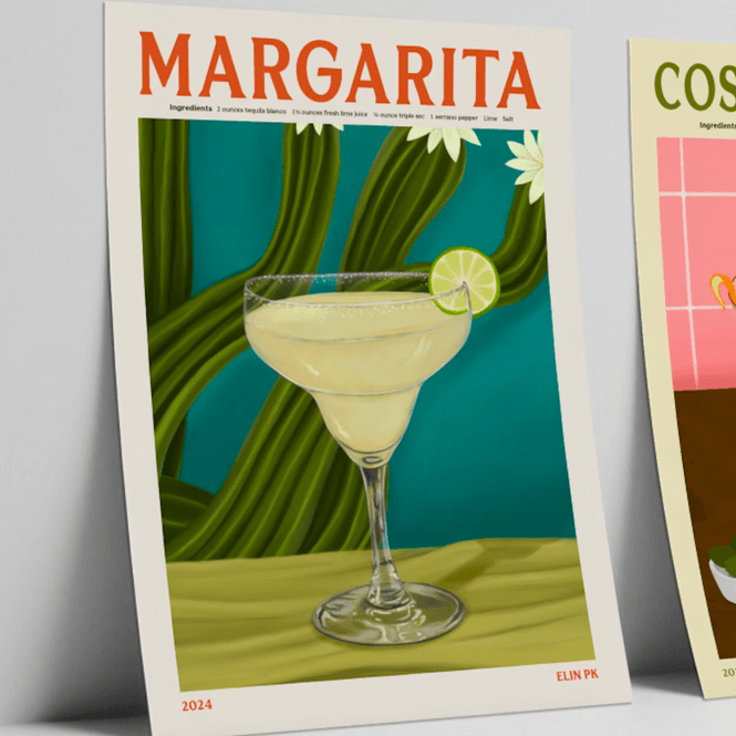 Hovedbilde Elin PK Margarita Drink Poster