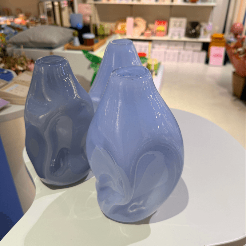 Valk Vase Stor - lys blå II