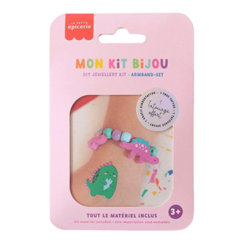 DIY armbånd og tatovering - Dinosaur