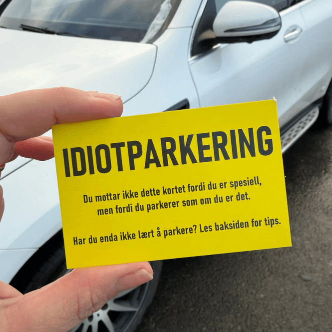 Hovedbilde IDIOTPARKERING 10-pk