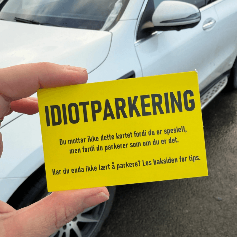 IDIOTPARKERING 10-pk