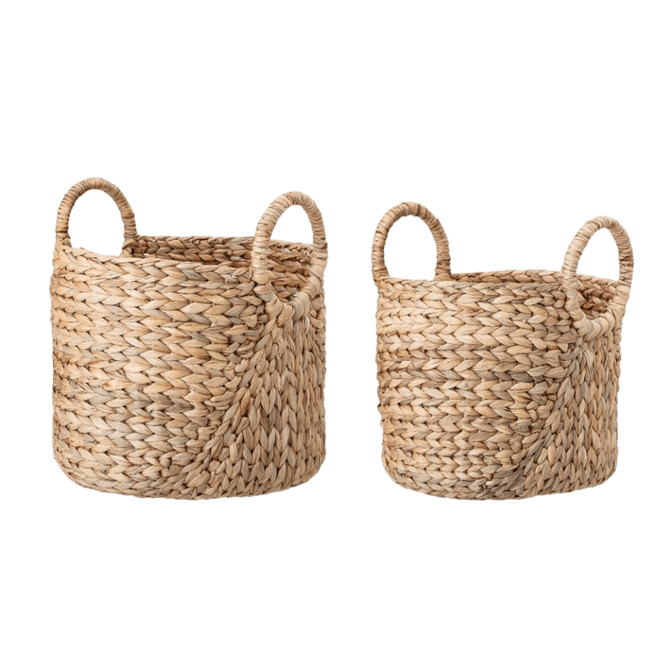 Hovedbilde Kurvesett - flettede kurver laget av vannhyasint 