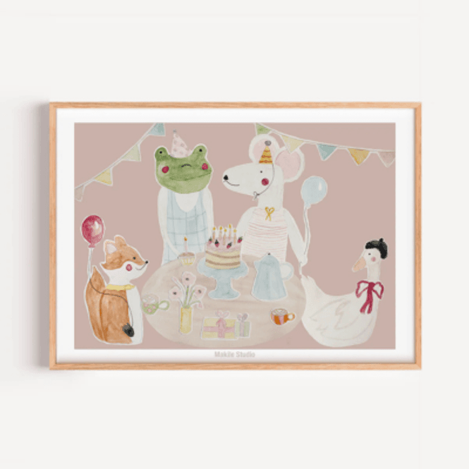 Hovedbilde Poster - Fødselsdagsbordet , Makile Studio
