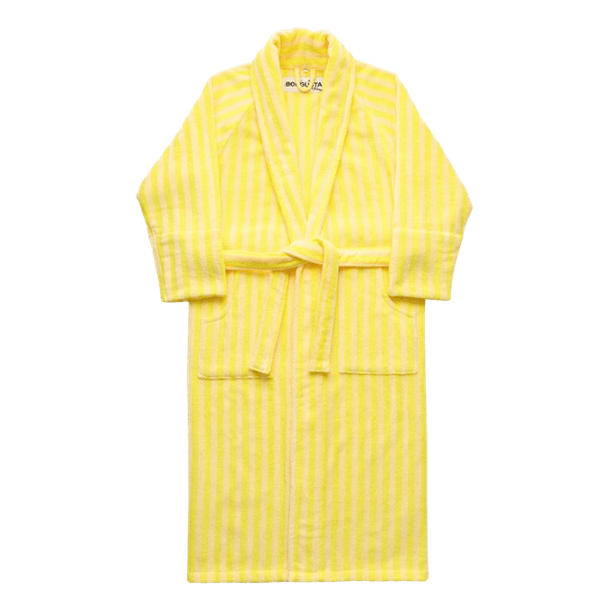 Hovedbilde Naram morgenkåpe - pristine & neon yellow