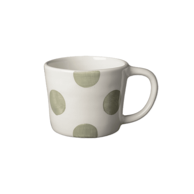Hovedbilde Capri Cappuccino krus - Sage prikker