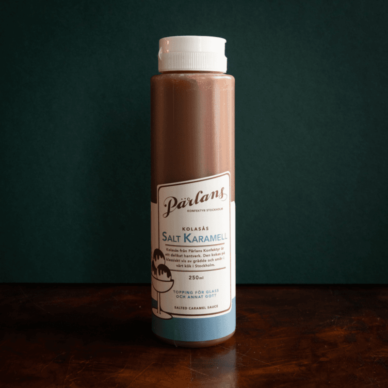 Karamellsaus med havsalt – squeeze 250 ml