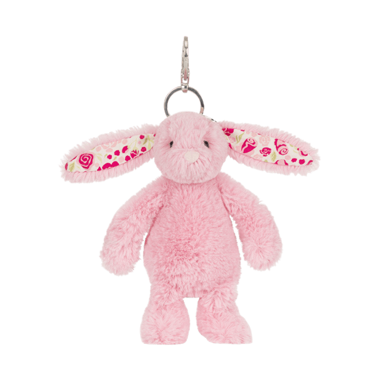 Jellycat nøkkelring - Blushkin Blossom Bunny Bag Charm