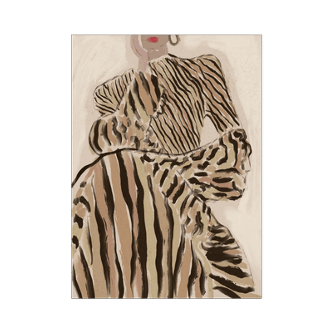 Hovedbilde Poster - Zebra elegance