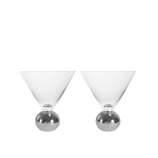 Hovedbilde Glass Spice 2-pk - klar/silver glass 