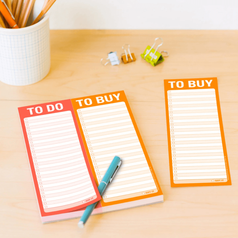 To Do / To Buy - notatblokk Knock knock