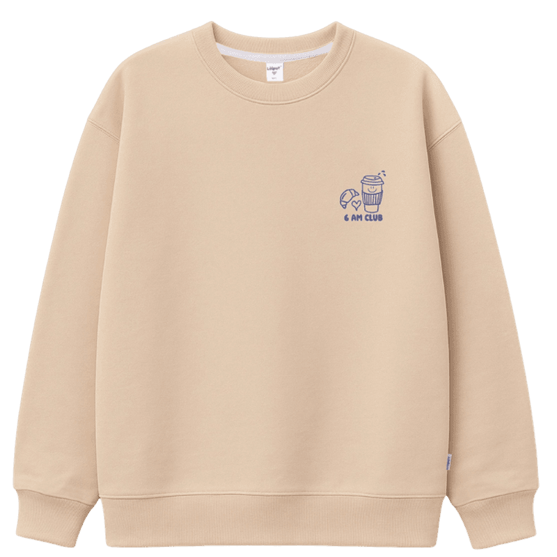 Sweatshirt Beige Coffee