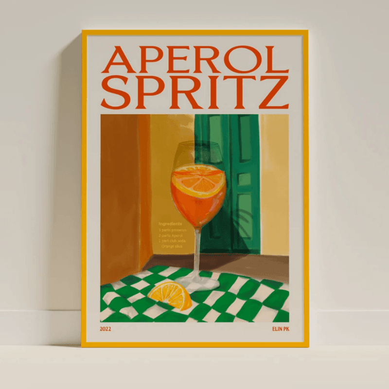 Elin PK Aperol Spritz II Drink Poster
