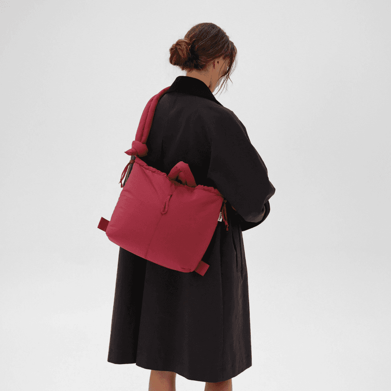 Ona Soft Bag - Cherry red 