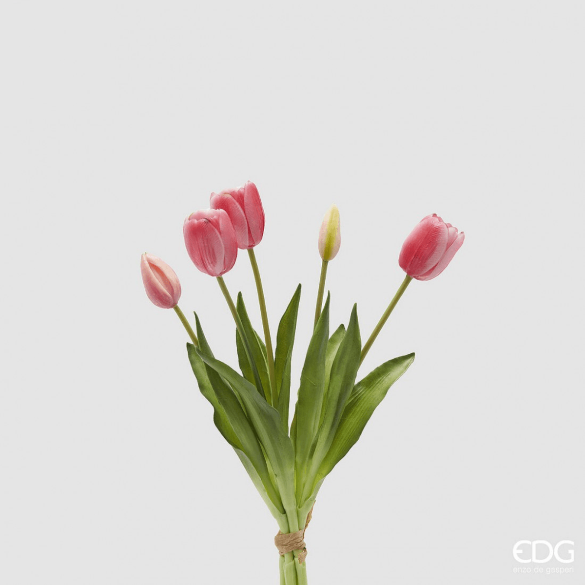 Tulipaner, Mørk rosa, 70 cm