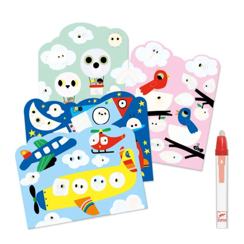 Magisk fargelegging med fly