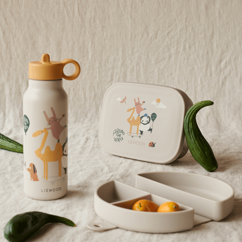 Falk termoflaske 350 ml - Around the world / Sandy