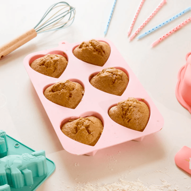 RICE silikon bakeform - hjerter